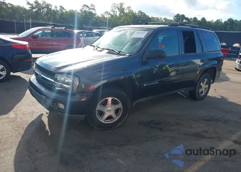 2003 Chevrolet Trailblazer Lt from USA, damaged, VIN 1GNDS13S132323648